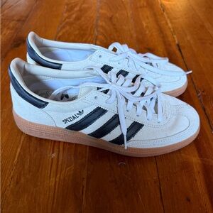 Adidas Spezial Cream and Navy Sneakers